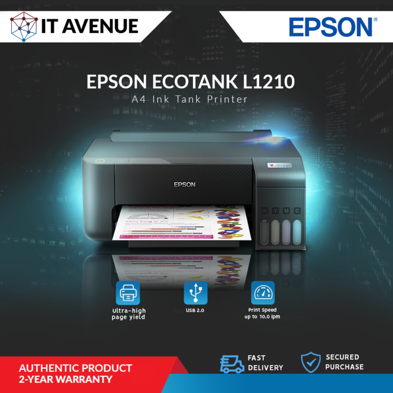 Epson EcoTank L1210 A4 Ink Tank Printer IT Avenue PH